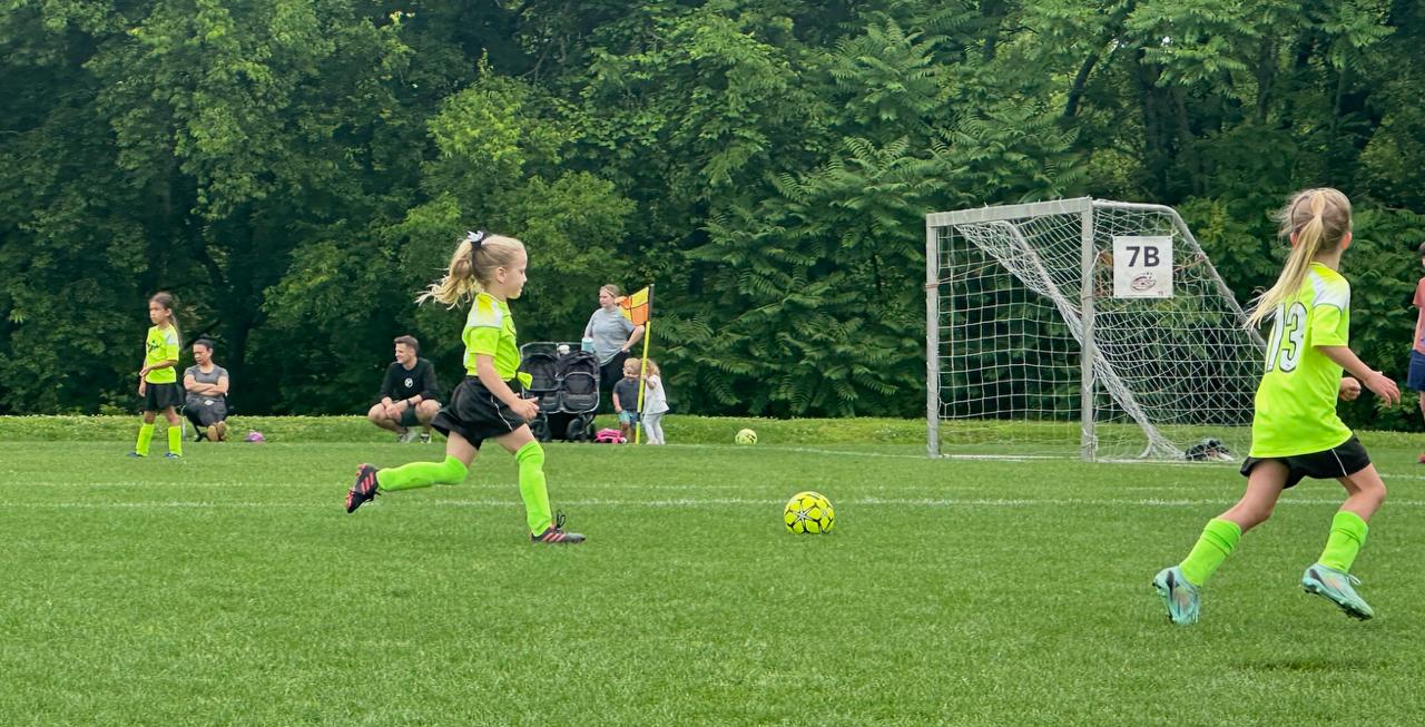 Children playing sports