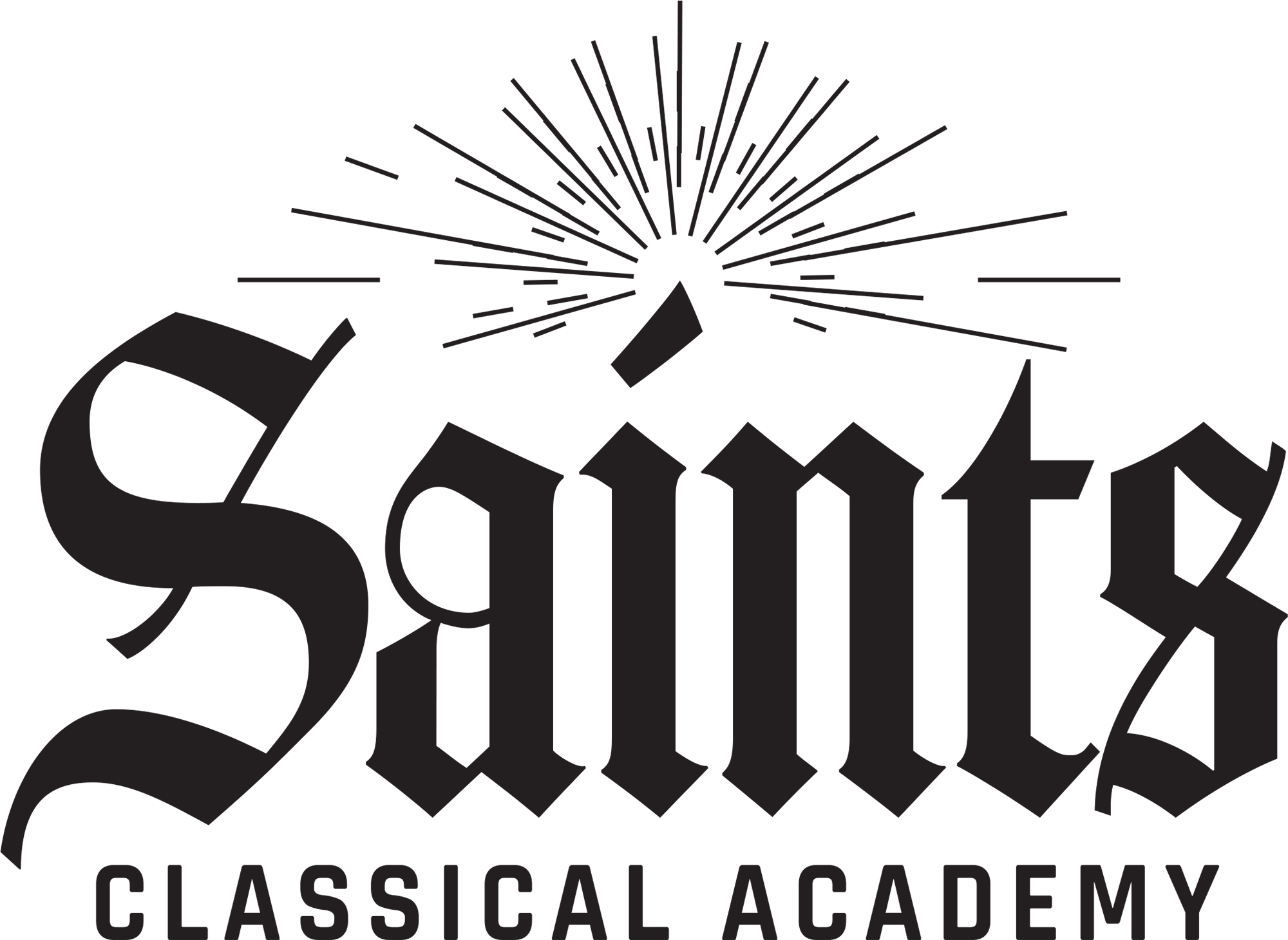 Saints Classical Black Logo